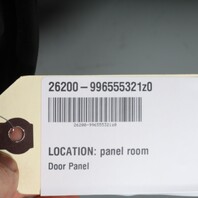 1999-2004 Porsche 911 996 Left Door Panel Leatherette Black OEM