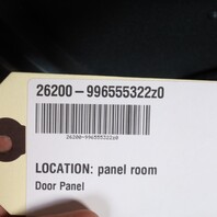 1999-2004 Porsche 911 996 Right Door Panel Leatherette Black OEM