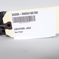1999-2004 Porsche 911 996 Convertible Left Driver Sun Visor OEM Black