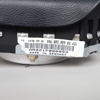 2000-2004 Porsche 911 996 Boxster 986 3 Spoke Steering Wheel Airbag Black OEM
