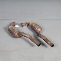 1999-2001 Porsche 911 996 3.4 Exhaust Manifold Downpipe Pair Right Left OEM 36K