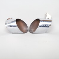 1999-2001 Porsche 911 996 3.4 Exhaust Muffler Tip Pair EP4110 OEM NOTE Bent