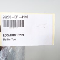 1999-2001 Porsche 911 996 3.4 Exhaust Muffler Tip Pair EP4110 OEM NOTE Bent