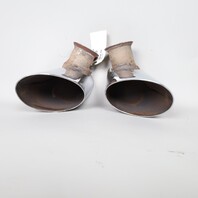 1999-2001 Porsche 911 996 3.4 Exhaust Muffler Tip Pair EP4110 OEM NOTE Bent