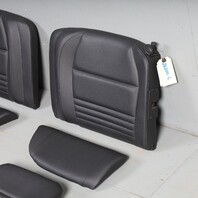 2000-2004 Porsche 911 996 Convertible Rear Seat Set Upper Lower Black OEM