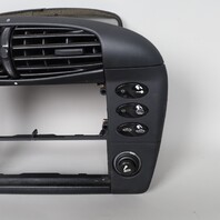 1999-2001 Porsche 911 996 Center Dash Air Vent Bezel Black Single Din OEM