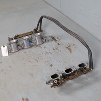 1999-2001 Porsche 911 996 3.4 Fuel Rail Inectors Intake Plenum OEM 9961101017R