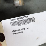 1999-2001 Porsche 911 996 3.4 Fuel Rail Inectors Intake Plenum OEM 9961101017R