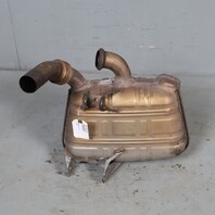 1999-2001 Porsche 911 996 3.4 Left Driver Exhaust Muffler 99611113253 OEM