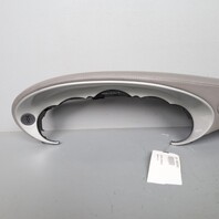 2002-2004 Porsche 911 996 Speedometer Cover Grey Leather OEM Arctic Silver Trim