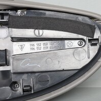 2002-2004 Porsche 911 996 Speedometer Cover Grey Leather OEM Arctic Silver Trim