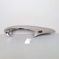 2002-2004 Porsche 911 996 Speedometer Cover Grey Leather OEM Arctic Silver Trim