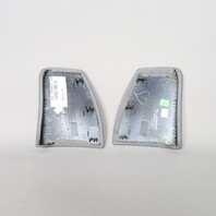 1999-2004 Porsche 911 996 Boxster Console Trim Pair Graphite Grey Leather OEM