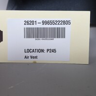 1999 Porsche 911 996 Right Dash Air Vent Granite Grey 99655222805 OEM