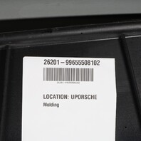 1999-2004 Porsche 911 996 Coupe Rear Window Lower Shelf Deck Trim OEM Grey