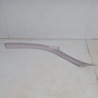 1999-2004 Porsche 911 Coupe Left A Pillar Trim Molding Leather Grey OEM