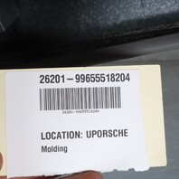 1999-2004 Porsche 911 Coupe Right A Pillar Trim Molding Leather Grey OEM