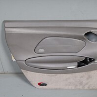 1999-2004 Porsche 911 996 Left Driver Door Panel Graphite Grey OEM Leather