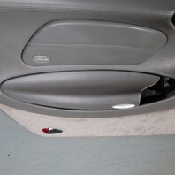 1999-2004 Porsche 911 996 Left Driver Door Panel Graphite Grey OEM Leather