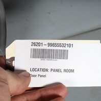 1999-2004 Porsche 911 996 Left Driver Door Panel Graphite Grey OEM Leather