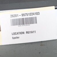 2005-2012 Porsche 911 997 Engine Lid Rear Upper Spoiler OEM Meteor Grey