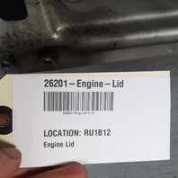 1999-2004 Porsche 911 996 Bare Engine Deck Lid Cover OEM Arctic Silver
