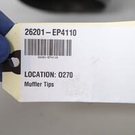 1999-2001 Porsche 911 996 3.4 Exhaust Muffler Tip Pair EP4110 OEM
