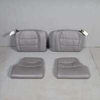 2002-2004 Porsche 911 996 Coupe Rear Seat Set Graphite Grey OEM