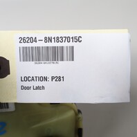 1998-2004 Porsche 911 996 Boxster 996 Left Driver Door Latch 8N1837015C OEM