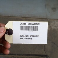 1999-2004 Porsche 911 996 Convertible Rear Seat Carpet Grey OEM