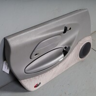 1999-2004 Porsche 911 996 Left Door Panel Graphite  Grey OEM Leatherette
