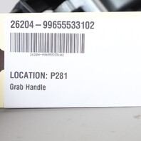 1999-2004 Porsche 911 996 Left Inside Door Grab Pull Handle OEM Graphite Grey
