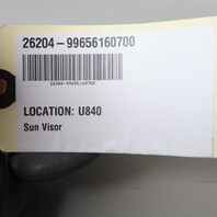 1999-2004 Porsche 911 996 Convertible Left Driver Sun Visor OEM Graphite Grey
