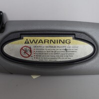 1999-2004 Porsche 911 996 Convertible Right Passenger Sun Visor OEM Grey