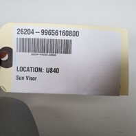 1999-2004 Porsche 911 996 Convertible Right Passenger Sun Visor OEM Grey