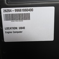 2002 Porsche 911 996 Engine Computer ECU ECM DME 99661860400 OEM