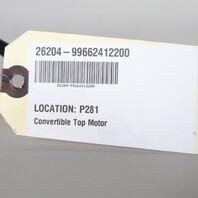 1999-2004 Porsche 911 996 Convertible Top Cover Lid Motor 99662412200 OEM
