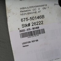 2007-2013 BMW 128i 328i Z4 N52 Radiator 17117562079