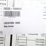 BMW Manifold Air Pressure Map Sensor OEM 13627599042