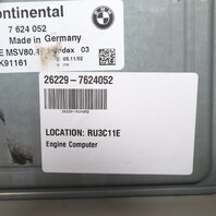 2011-2012 BMW 128i 328i Engine Computer Module ECU ECM DME MSV80.1 OEM