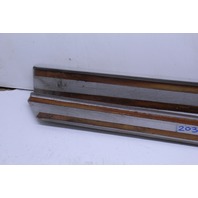 1995 1996 1997 1998 Porsche 911 993 Stainless Steel Door Sill Trim "Targa" Pair OEM