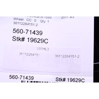 2011 2012 BMW M1 M3 19 x 10 Style 359 Rear Wheel 36112284151 - OEM