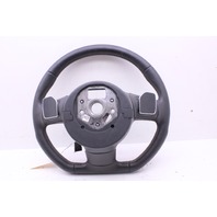 2010-2012 Audi R8 Leather 3 Spoke Steering Wheel Paddle Shifters Nice OEM