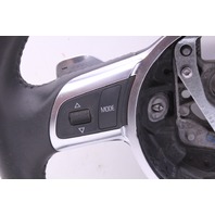 2010-2012 Audi R8 Leather 3 Spoke Steering Wheel Paddle Shifters Nice OEM
