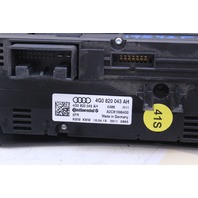 2013-2014 Audi A6 A7 Climate Temperature Control Panel 4G0820043AH OEM
