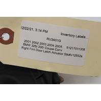 1999-2001 BMW 323i 328i Front Door Latch Right - 51217011308 OEM
