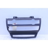 2007-2013 BMW X5 X6 Dash Stereo Climate Control Trim Bezel - 51456967464 OEM