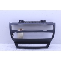 2007-2013 BMW X5 X6 Dash Stereo Climate Control Trim Bezel - 51456967464 OEM