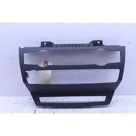 2007-2013 BMW X5 X6 Dash Stereo Climate Control Trim Bezel - 51456967464 OEM