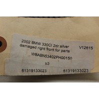 2002 BMW 323i Headlight Switch 9133023 OEM